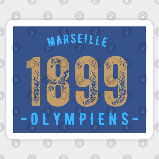 Marseille 1899 Sticker by Providentfoot